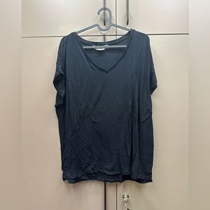 Set of 2 tops- black & off white from Mango